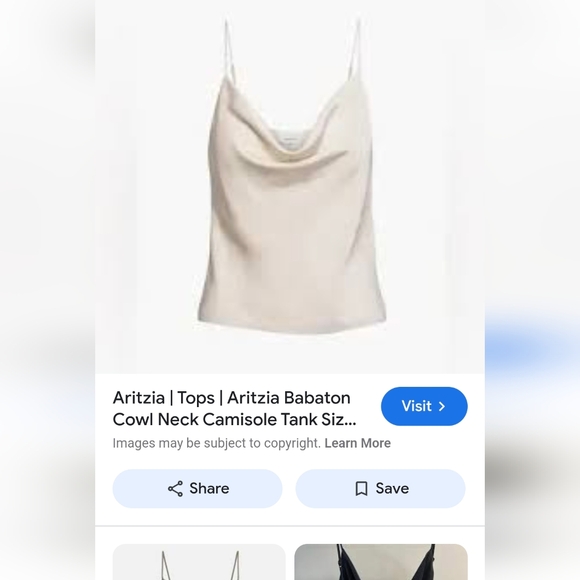 NWOT Aritzia Balaton cowl neck tank top - Picture 6 of 12